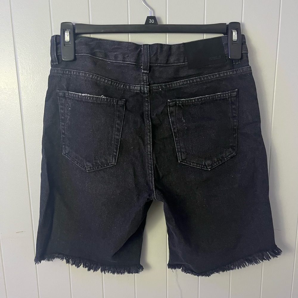 Black Ripped Shorts. - Picture 2 of 2